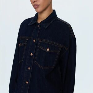 NWT $188 PISTOLA MANDY DENIM SHACKET - COUNTDOWN